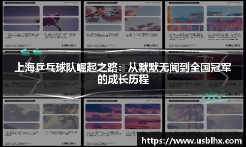 上海乒乓球队崛起之路：从默默无闻到全国冠军的成长历程